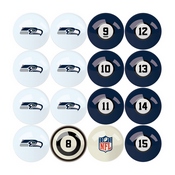 Seattle Seahawks Billiard Balls With Numbers, 626-1024