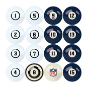 Seattle Seahawks Billiard Balls With Numbers, 626-1024