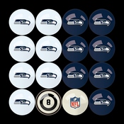 Seattle Seahawks Billiard Balls With Numbers, 626-1024