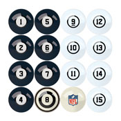 Houston Texans Billiard Balls With Numbers, 626-1034