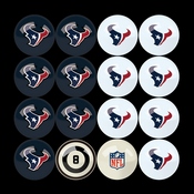 Houston Texans Billiard Balls With Numbers, 626-1034