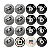 Philadelphia Eagles Billiard Balls With Numbers, 626-1037