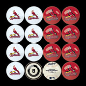 St. Louis Cardinals Billiard Balls With Numbers, 626-2008