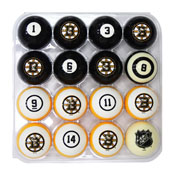 Boston Bruins Billiard Balls With Numbers, 626-4001