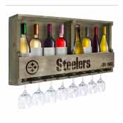 Pittsburgh Steelers Reclaimed Bar Shelf, 627-1004