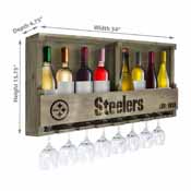 Pittsburgh Steelers Reclaimed Bar Shelf, 627-1004