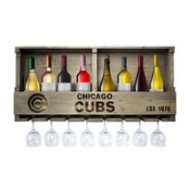 Chicago Cubs Reclaimed Wood Bar Shelf, 627-2005
