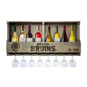 Boston Bruins Reclaimed Wood Bar Shelf, 627-4001