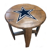 Dallas Cowboys Oak Barrel Table, 629-1002
