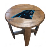 Carolina Panthers Oak Barrel Table, 629-1017