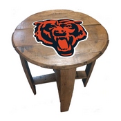 Chicago Bears Oak Barrel Table, 629-1019