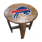 Buffalo Bills Oak Barrel Table, 629-1021