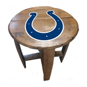 Indianapolis Colts Oak Barrel Table, 629-1022