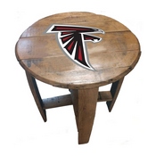 Atlanta Falcons Oak Barrel Table, 629-1030