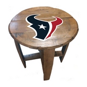 Houston Texans Oak Barrel Table, 629-1034