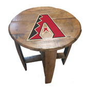 Arizona Diamondbacks Oak Barrel Table, 629-2022