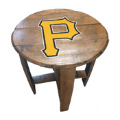 Pittsburgh Pirates Oak Barrel Table, 629-2030