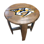 Nashville Predators Oak Barrel Table, 629-4024