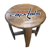 Washington Capitals Oak Barrel Table, 629-4030