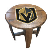 Golden Knights Oak Barrel Table, 629-4032