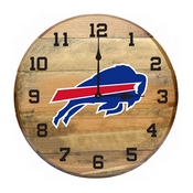 Buffalo Bills Oak Barrel Clock, 630-1021