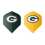 Green Bay Packers Fan's Choice 10ctpk Dart Flights, 647-1001