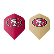 San Francisco 49ers Fan's Choice 10ctpk Dart Flights, 647-1005