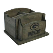 Green Bay Packers Rustic Desk Organizer, 648-1001