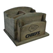 Kansas City Chiefs Rustic Desk Organizer, 648-1006