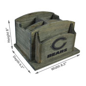 Chicago Bears Rustic Desk Organizer, 648-1019