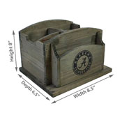 University of Alabama Rustic Desk Organizer, 648-3001