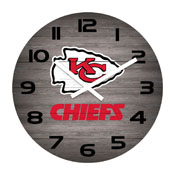 Kansas City Chiefs Weathered 16" Clock, 661-1006