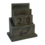 Philadelphia Eagles Wood Block Calendar, 662-1037