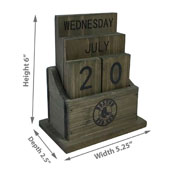 Boston Red Sox Wood Block Calendar, 662-2003