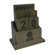 Chicago Cubs Wood Block Calendar, 662-2005