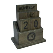 University of Alabama Wood Block Calendar, 662-3001