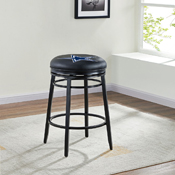 Dallas Cowboys Black Swivel Counter Stool, 665-1002