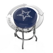 Dallas Cowboys Chrome Bar Stool, 680-1002