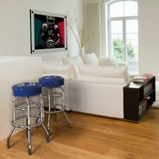 Dallas Cowboys Chrome Bar Stool, 680-1002