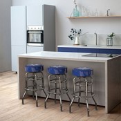 Dallas Cowboys Chrome Bar Stool, 680-1002
