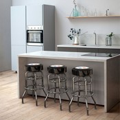 Pittsburgh Steelers Chrome Bar Stool, 680-1004