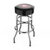 San Francisco 49ers Chrome Bar Stool, 680-1005