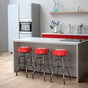 Kansas City Chiefs Chrome Bar Stool, 680-1006