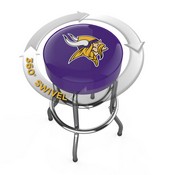Minnesota Vikings Chrome Bar Stool, 680-1007