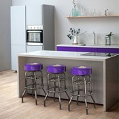 Minnesota Vikings Chrome Bar Stool, 680-1007