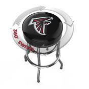 Atlanta Falcons Chrome Bar Stool, 680-1030