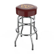 Washington Comanders Chrome Bar Stool, 680-1041