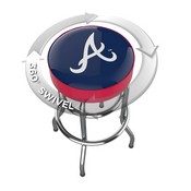 Atlanta Braves Chrome Bar Stool, 680-2010