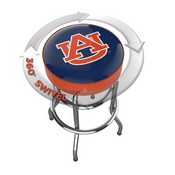 Auburn University Chrome Bar Stool, 680-3002