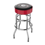 University Of Georgia Chrome Bar Stool, 680-3008